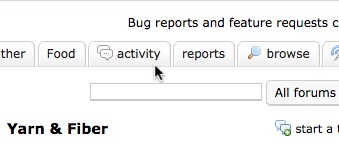 Tip: Forum Activity Tab